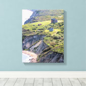Southeast Lighthouse, Block Island Wrapped Canvas Leinwanddruck (Insitu (Holzboden))