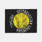 Southeastern Louisiana Softll Fleecedecke (Vorderseite (Horizontal))