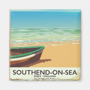 Southend-auf-Meer, Essex Vintages Reiseplakat Magnet