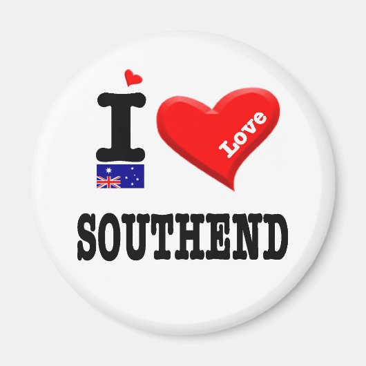 SOUTHEND - I-Liebe Magnet (Vorne)