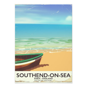 Southend-on-Sea, Essex Vintage Reiseposter Fotodruck