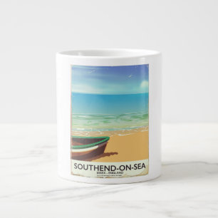 Southend on Sea, Reiseplakat Essex Vintage Jumbo-Tasse