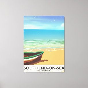 Southend on Sea, Reiseplakat Essex Vintage Leinwanddruck