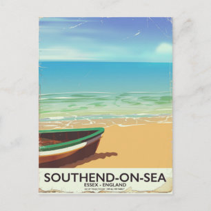 Southend on Sea, Reiseplakat Essex Vintage Postkarte