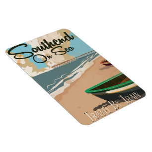 Southend on Sea Vintage Reiseplakat Magnet