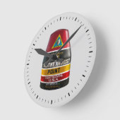 Southentrndster West Runde Wanduhr (Winkel)