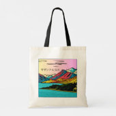 Southern Alps Landscape Double-Sided Tote Bag Tragetasche (Rückseite)