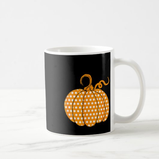 Southern Autumn Happy Fall Yall - Its Fall Lka Dot Kaffeetasse (Rechts)
