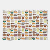 Southern Bakery Food Desserts USA Süd Geschirrtuch (Horizontal)