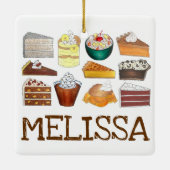 Southern Bakery Food Desserts USA Süd Keramikornament (Rückseite)