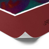 " Southern Beauty " Magnolia Poster (Ecke)