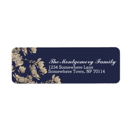 Southern Beige Magnolias & Midnight Blue (Vorne)