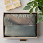 Southern Bell Lady in blau decoupage Seidenpapier (Geschenk)