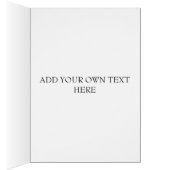 Southern Belle Head Vase Bonnet Lady Grußkarte (Innen (Rechts))