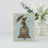 Southern Belle Postkarte (Stehend Vorderseite)