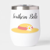 Southern Belle Summer Daisy Hat Niedlicher Cartoon (Vorderseite)