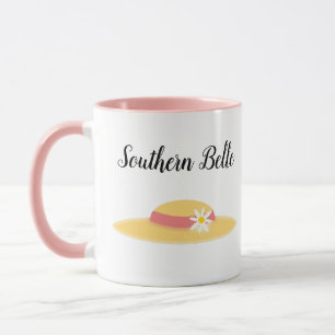 Southern Belle Summer Daisy Hat Niedlicher Cartoon Tasse