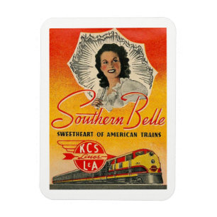 Southern Belle Zug Eisenbahn Vintage Magnet