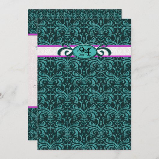 Southern Belles & Vampires Theme Party Gothic Einladung (Vorne/Hinten)