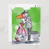 Southern Breezes Tango Postkarte (Vorne/Hinten)