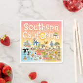 Southern Cal Napkins Serviette (Beispiel)