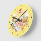 Southern California Acrylic Clock Runde Wanduhr (Winkel)