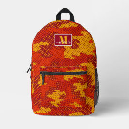 Southern California Cardinal & Gold Warrior Camo  Bedruckter Rucksack