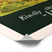 Southern California Vintage Travel Poster (Ecke)