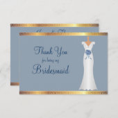 Southern Charm, Bridesmaid, vielen Dank Dankeskarte (Vorne/Hinten)