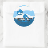 Southern Colorado User Group Runder Aufkleber (Tasche)