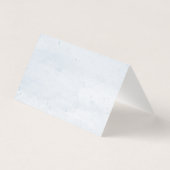 Southern Cotton Boll Wedding Escort Platzkarte (Rückseite)