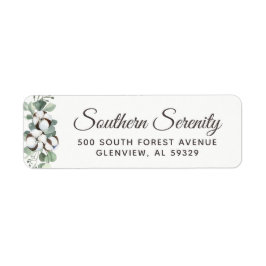 Southern Cotton & Botanical Minimalist Address