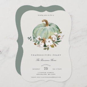 Southern Cotton Erntedank Dinner Einladung