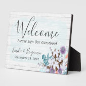 Southern Country Cotton Welcome Wedbook Fotoplatte (Seite)