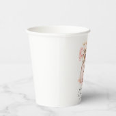 Southern Cowgirl Boots Peonies BRAUTPARTY Pappbecher (Rechts)