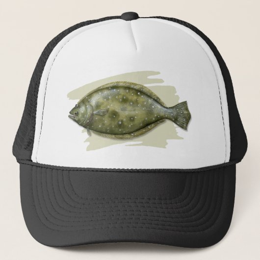 Southern Flounder Trucker Hat Truckerkappe (Vorderseite)