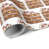 Southern Hummingbird Layer Cake Slice Dessert Geschenkpapier (Rolleneckpunkt)