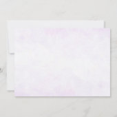 Southern Hydrangea Bloms Spring Wedding Dusche Einladung (Rückseite)