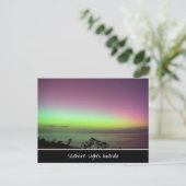 Southern Lights Australia - Night Sky Foto Postkarte (Stehend Vorderseite)