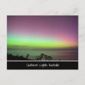 Southern Lights Australia - Night Sky Foto Postkarte (Vorderseite)