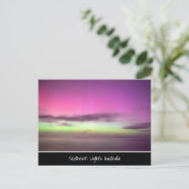 Southern Lights Australia - Night Sky Foto Postkarte (Stehend Vorderseite)