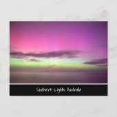 Southern Lights Australia - Night Sky Foto Postkarte (Vorderseite)