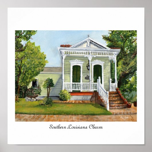 Southern Louisiana Charm Poster (Vorne)