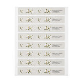 Southern Magnolia Wedding Address Labels (Bogen)