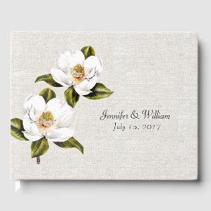 Southern Magnolias Wedding Guest Book Gästebuch
