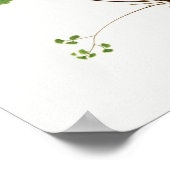 Southern Maidenhair Fern Vintag Illustration Poster (Ecke)