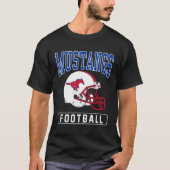 Southern Methodist Smu Mustangs Football Helm T-Shirt (Vorderseite)