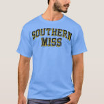 Southern Mississippi Golden Eagles Retro Arch Bloc T-Shirt<br><div class="desc">Southern Mississippi Golden Eagles Retro Arch Block  .</div>