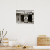 Southern Movie House, 1940. Vintages Foto Poster (Küche)