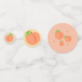 Southern Peach Emoji - Summer Party Confetti Konfetti (Vorderseiten)